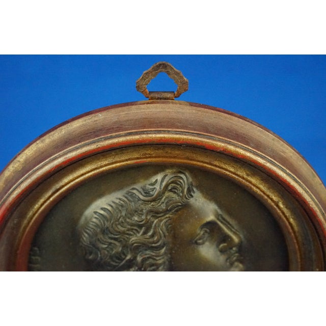 Antique Bronze Plaque Medallion by Vincenzo Gemito, 1890s For Sale - Image 10 of 18