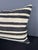 Turkish Hemp Pillow Cushion Natural Beige Black Pillow Cushion Cover 16" x 24" For Sale - Image 4 of 4