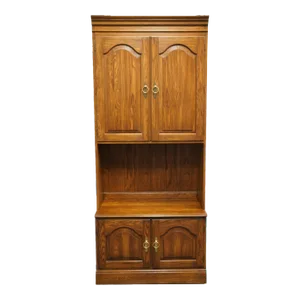 Pennsylvania House Oak Rustic Country Style 34" Modular Wall Unit / Cabinet Bookcase 23-4113 / 23-4213