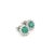 Natural Emerald Diamond Earrings 14k Gold 2.99 TCW Certified For Sale - Image 9 of 10