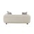 Mid-Century Modern Pasargad Home Bergamo Upholstered Loveseat With 2 Pillows, Ivory For Sale - Image 3 of 8