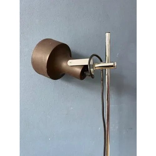 Brown Mid-Century Brown Anvia Floor Lamp For Sale - Image 8 of 11