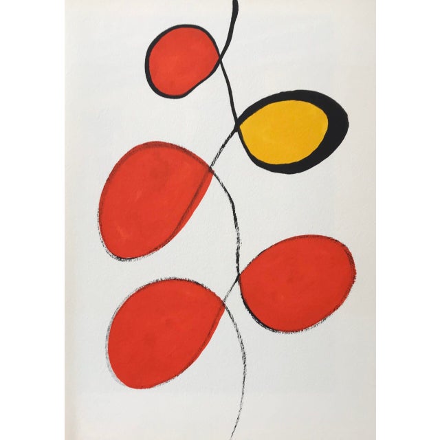 Alexander Calder Zurich 3 Original Lithograph 1973 For Sale