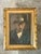 Victorian Vintage Framed Oil Portrait on Canvas For Sale - Image 3 of 13