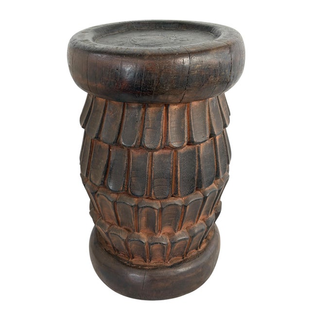 Rare and Unique &nbsp;Bamileke Royalty Stool/Table from Cameroon, is an unusual find. Constructed from a single piece of...