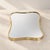 Italian Brass Shield-Shaped Table Vanity Mirror by Gio Ponti, 1950s For Sale - Image 6 of 11