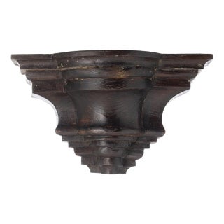 Wooden Corbel, 19th Century For Sale