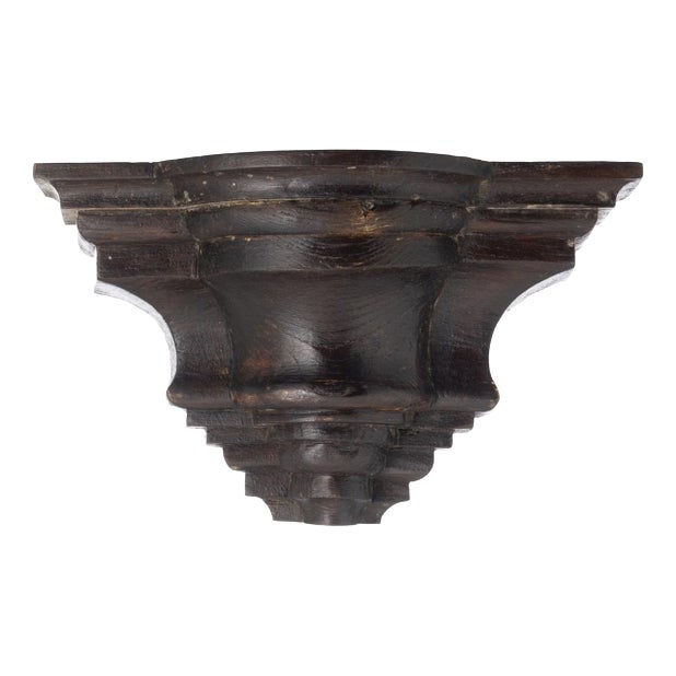 Wooden Corbel, 19th Century For Sale