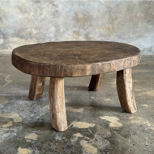 Small Oval Stool in Teak, 1980s For Sale - Image 11 of 11