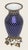 19th C French (Sevres) Cobalt Blue Napoleon III Decorated Bronze MTD Tahan Vase For Sale - Image 4 of 10