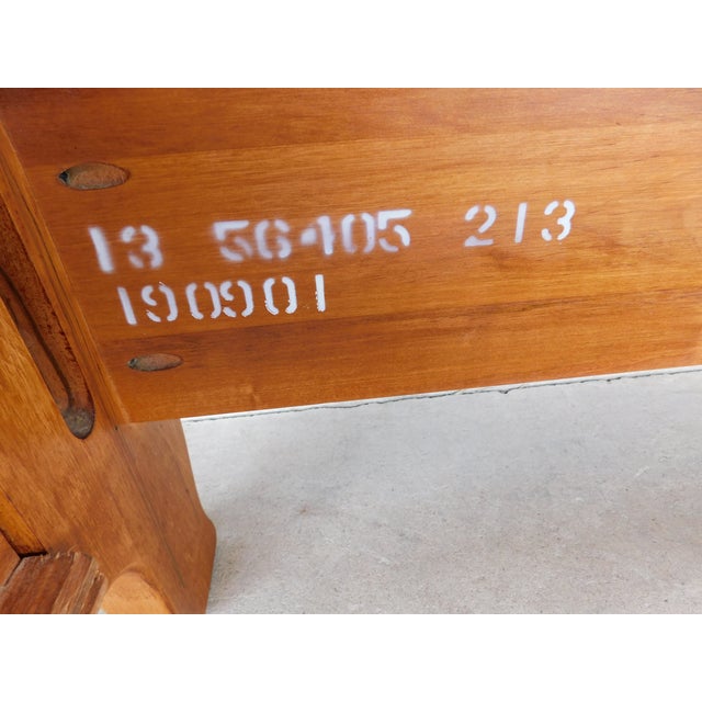 Ethan Allen Legacy Collection Queen Size Sleigh Bed 13-56405 Finish 213 For Sale - Image 14 of 17