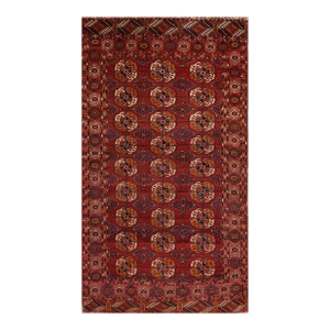 Antique Russian Tekke Turkman Rug