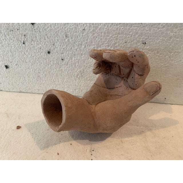 Terracotta Hand Sculpture from J. Gallart For Sale - Image 9 of 9