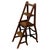 Wood French Metamorphic Step Chair and Rustic Ladder Steps For Sale - Image 7 of 7