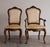 Karges Furniture Set of 12 Karges Louis XV Carved Dining Chairs in Napoleonic Bee Silk, 1960's For Sale - Image 4 of 14