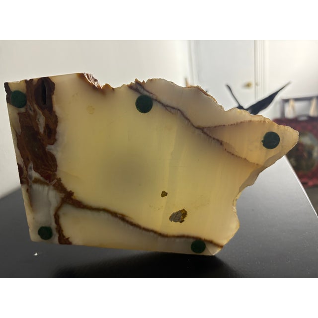 Stylish and sculptural; tabletop art by Bijan Bahar, featuring three birds in flight, crafted from hand-worked metal,...