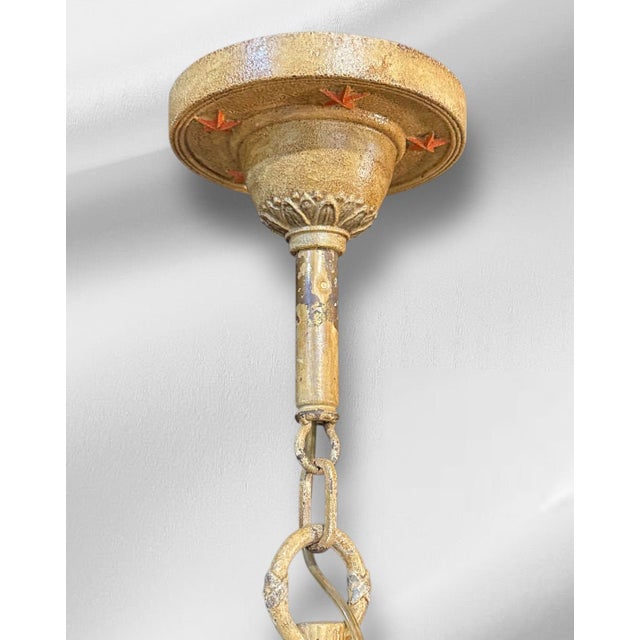 Art Deco 1920s Art Deco Chandelier and 2 Sconces For Sale - Image 3 of 11