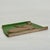 Early 20th C. Primitive Folk Art Hand Carved Resting Stag in an Avocado Green Plaque For Sale - Image 9 of 9