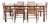 Faux Bamboo and Vienna Straw Dining Set, 1970s, Set of 7 For Sale
