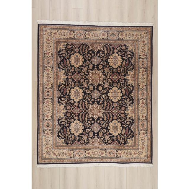 Vintage Chinese Nain Rug, 08'00 X 09'07 For Sale - Image 10 of 10