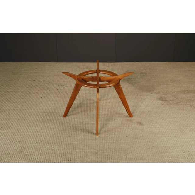 Adrian Pearsall for Craft Associates 'Compass' Dining Table in Walnut, 1960s For Sale - Image 13 of 18