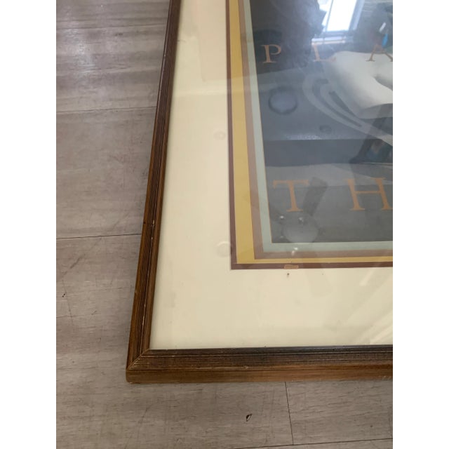 1980s Vintage Neoclassical Aiga Design Association Framed Poster For Sale In San Diego - Image 6 of 9