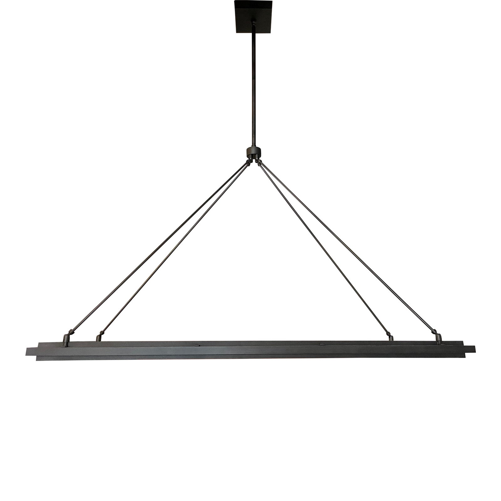 Contemporary Iron Rectangular Peralta Chandelier from Restoration ...