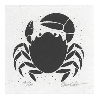 1970s James Omohundro Fiddler Crab Serigraph For Sale