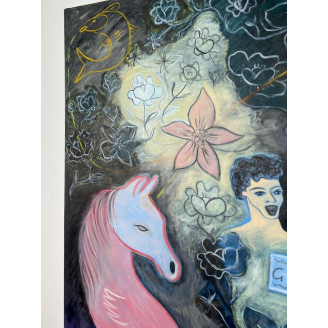 Steven E Robertson, All I Do Each Night Is… Pray, 2025, Oil on Canvas For Sale - Image 9 of 10