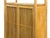 Light Brown Slatted Doors Display Storage Minimalist Zen Cabinet For Sale - Image 12 of 14