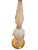 Mid-Century Modern Vintage Marbro Hollywood Regency Glass and Gold Table Lamp For Sale - Image 3 of 10