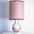 White and Pink Glass Table Lamp from Holmegaard, 1970 For Sale - Image 3 of 15