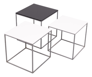 Model PK-71 Nesting Tables by Poul Kjærholm for E. Kold Christensen, 1950, Set of 3