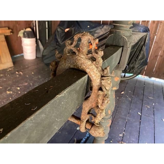 Asian Antique Antique Burmese Mandalay Buddhist Temple Bell For Sale - Image 3 of 4