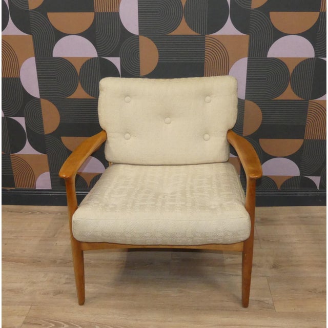 Iconic armchair Easy Chair Design 1960s, Eugen Schmidt for Soloform Inspired by Scandinavian design Sturdy frame made of...