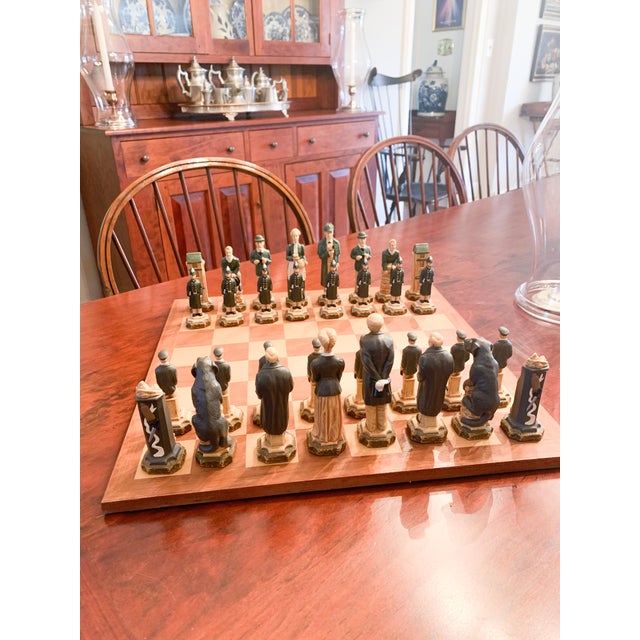 Sherlock Holmes Chess Set Handmade Studio Anne Carlton Worth $1400 New For Sale - Image 14 of 14