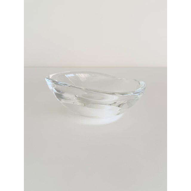 Steuben Glass Steuben Teardrop Cigar Ashtray or Bowl, 1990s For Sale - Image 4 of 5