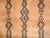 Custom Beni Mrirt wool runner handwoven in an abstract tribal design with blush and charcoal handspun plush wool and...