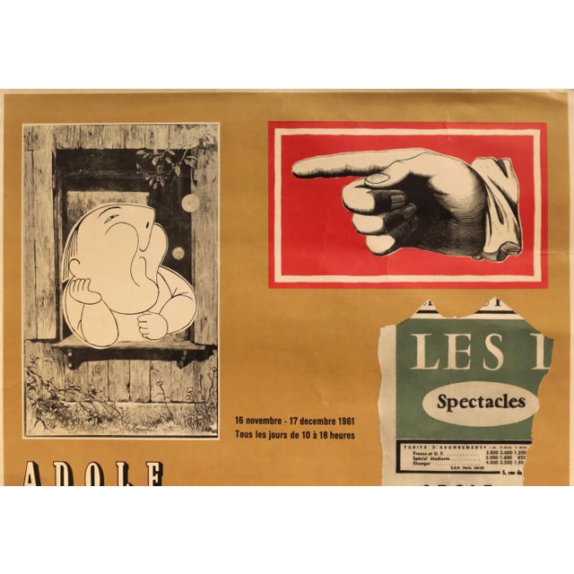 Date: 1961 Size: 17 x 24 inches Artist: Hoffmeister, Adolf About this poster: Adolf Hoffmeister (1902-1973) was a poet,...