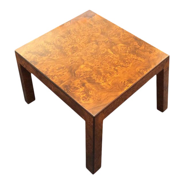 Burl Wood Side Table Chairish
