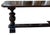 Antique English Tudor Inlaid Refectory Console Sofa Table.