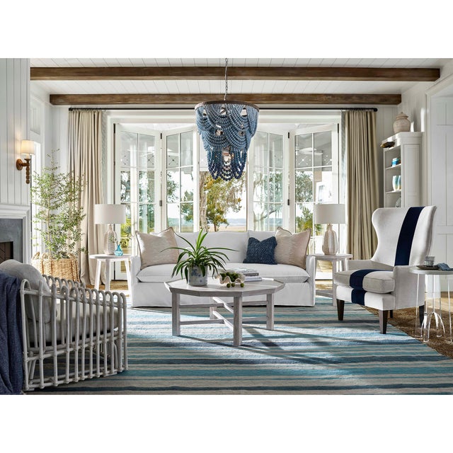 We’ve ombre’d lighting in this latest coastal chic chandelier. Wooden beads in various shades of blue drape gracefully in...