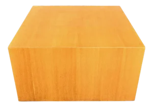 Intrex Furniture Wood Veneer Cube End or Side Table Pedestal Attributed to Paul Mayen