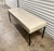 Mid 20th Century Vintage Custom Architectural SOLID Metal Bar Bench For Sale - Image 5 of 9