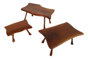 Brutalist Coffee Tables, 1960s, Set of 3
