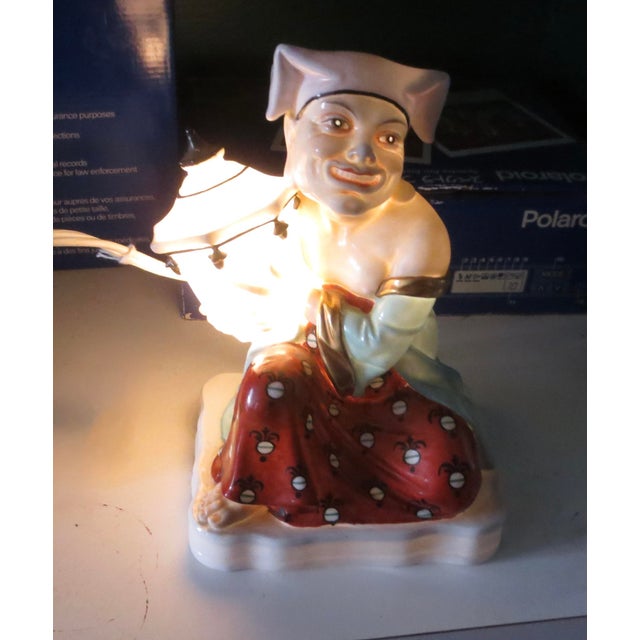 German Porcelain Night Light Circa 1930s' For Sale - Image 12 of 12