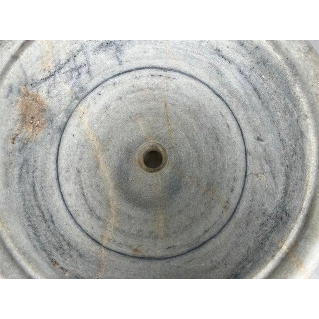 Gray Italian Round Limestone Sink-Early 20th Century For Sale - Image 8 of 10