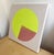 Contemporary Original Painting | Abstract Neon Yellow and Blush Pink Painting by Emily Keating Snyder, 20 X 20 In. For Sale - Image 3 of 4