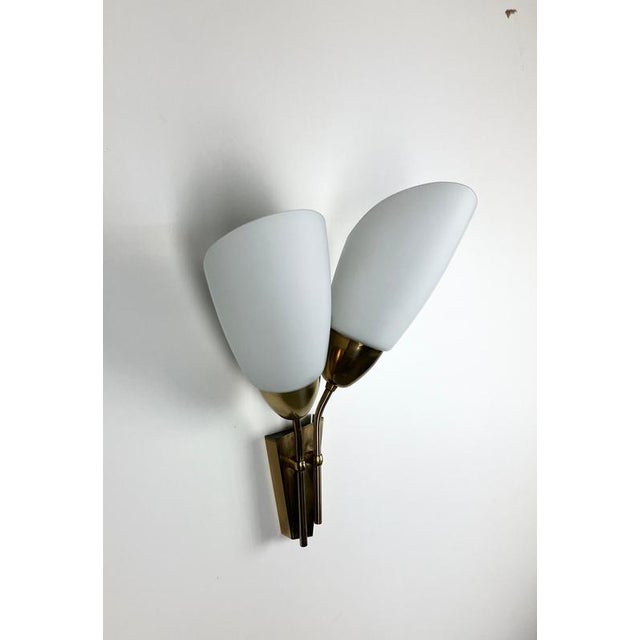 Metal Mid-Century Wall Lamp from Kamenicky Senov, 1960s For Sale - Image 7 of 10