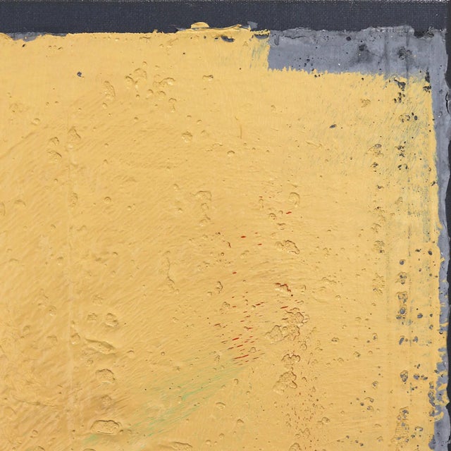 Abstract The Brick Walls 4 - Unique Colorful Textural Abstract Art on Canvas Original Artwork by Kodjovi Olympio For Sale - Image 3 of 9